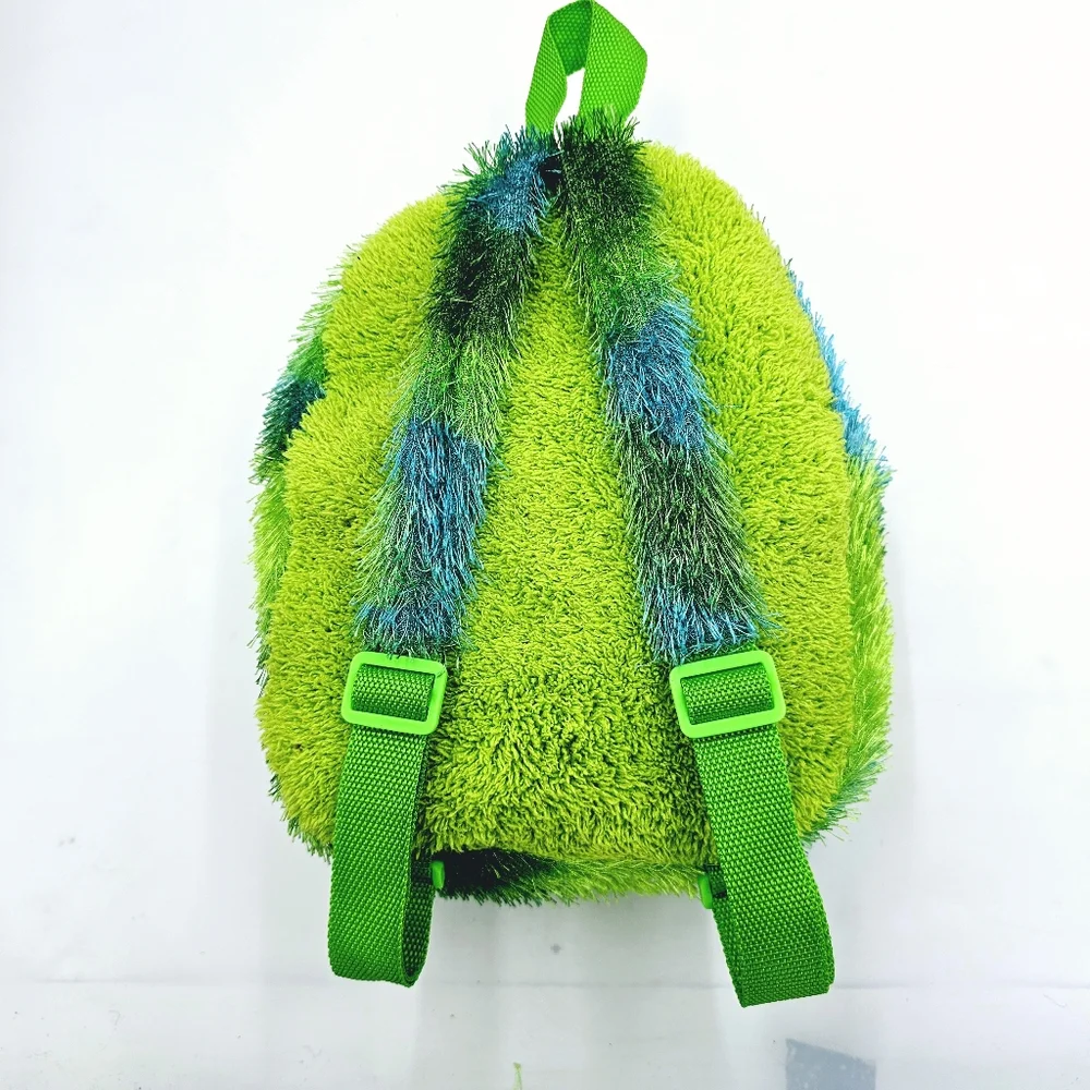 Kreative Kids Plush Green Monster Trolley Backpack